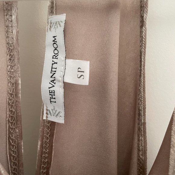 The Vanity Room Velvet Tunic Halter Dress - Picture 3 of 3